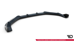 Cup Spoilerlippe Front Ansatz V.3 für Audi RS3 Limousine 8Y Facelift schwarz Hochglanz