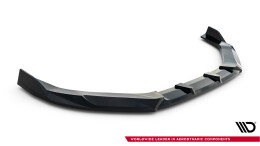 Cup Spoilerlippe Front Ansatz V.3 passend für Audi RS3 Limousine 8Y Facelift schwarz Hochglanz