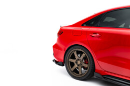 Mittlerer Cup Diffusor DTM Look Heck Ansatz V.2 für Audi RS3 Limousine 8Y Facelift schwarz Hochglanz