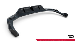 Mittlerer Cup Diffusor DTM Look Heck Ansatz V.2 für Audi RS3 Limousine 8Y Facelift schwarz Hochglanz