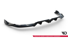 Mittlerer Cup Diffusor DTM Look Heck Ansatz V.2 für Audi RS3 Limousine 8Y Facelift schwarz Hochglanz