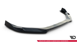 Cup Spoilerlippe Front Ansatz V.2 für Audi RS3 Limousine 8Y Facelift schwarz Hochglanz