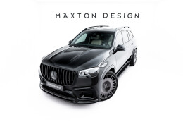 Cup Spoilerlippe Front Ansatz für Mercedes-Benz GLS AMG-Line X167 Facelift schwarz Hochglanz