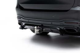 Mittlerer Cup Diffusor DTM Look Heck Ansatz für Mercedes-Benz GLS AMG-Line X167 Facelift schwarz Hochglanz