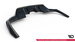Mittlerer Cup Diffusor DTM Look Heck Ansatz für Mercedes-Benz GLS AMG-Line X167 Facelift schwarz Hochglanz