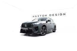 Cup Spoilerlippe Front Ansatz für BMW X2 M-Paket U10 schwarz Hochglanz