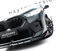 Cup Spoilerlippe Front Ansatz für BMW X2 M-Paket U10 schwarz Hochglanz