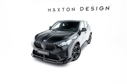 Cup Spoilerlippe Front Ansatz für BMW X2 M-Paket U10 schwarz Hochglanz