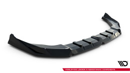 Cup Spoilerlippe Front Ansatz für BMW X2 M-Paket U10 schwarz Hochglanz