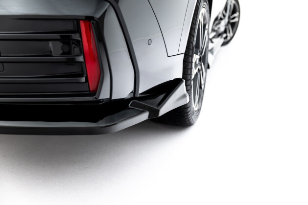 Street+ Mittlerer Diffusor RACE Heck Ansatz passend für BMW X2 M-Paket / iX2 U10 schwarz Hochglanz