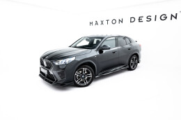 Seitenschweller Ansatz Cup Leisten für BMW X2 M-Paket U10 schwarz Hochglanz