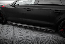 Street Pro Seitenschweller Ansatz Cup Leisten für Audi A7 RS7 Look C7