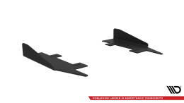 Seitenschweller Flaps für Audi A7 RS7 Look C7 schwarz Hochglanz