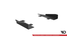 Seitenschweller Flaps für Audi A7 RS7 Look C7 schwarz Hochglanz