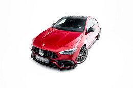 Cup Spoilerlippe Front Ansatz V.4 für Mercedes-AMG CLA 45 Aero C118 schwarz Hochglanz