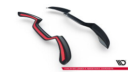 Heck Spoiler Aufsatz Abrisskante für Forthing T-Five Mk1 schwarz Hochglanz
