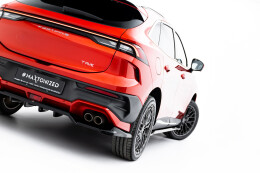 Street+ Mittlerer Diffusor RACE Heck Ansatz passend für Forthing T-Five Mk1 schwarz Hochglanz