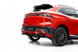 Street+ Mittlerer Diffusor RACE Heck Ansatz passend für Forthing T-Five Mk1 schwarz Hochglanz