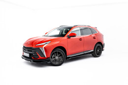 Street+ Seitenschweller Leisten passend für Forthing T-Five Mk1 schwarz Hochglanz