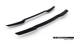 Heck Spoiler Aufsatz Abrisskante für BMW X3 M-Paket G45 schwarz Hochglanz