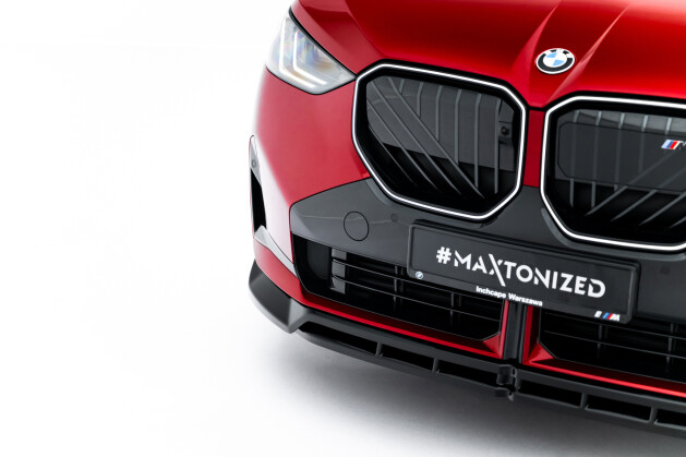 Cup Spoilerlippe Front Ansatz für BMW X3 M-Paket G45 schwarz Hochglanz