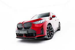 Cup Spoilerlippe Front Ansatz für BMW X3 M-Paket G45 schwarz Hochglanz
