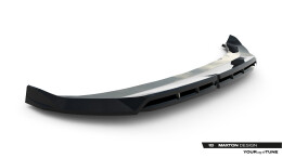 Cup Spoilerlippe Front Ansatz für BMW X3 M-Paket G45 schwarz Hochglanz