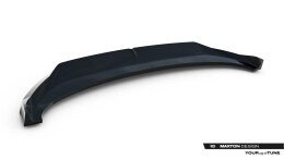 Cup Spoilerlippe Front Ansatz für BMW X3 M-Paket G45 schwarz Hochglanz