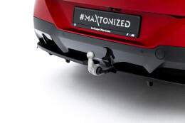 Mittlerer Cup Diffusor DTM Look Heck Ansatz für BMW X3 M-Paket G45 schwarz Hochglanz