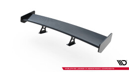 Carbon Heck Spoiler Heckflügel Standfuß Innen + LED für Alfa Romeo Giulia Quadrifoglio