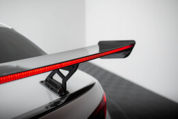 Carbon Heck Spoiler Heckflügel Standfuß Innen + LED für Alfa Romeo Giulia Quadrifoglio