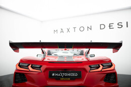 Carbon Heck Spoiler Heckflügel Standfuß Innen  für Chevrolet Corvette C8