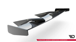 Carbon Heck Spoiler Heckflügel Standfuß Innen  für Chevrolet Corvette C8