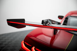 Carbon Heck Spoiler Heckflügel Standfuß Innen + LED für Chevrolet Corvette C8