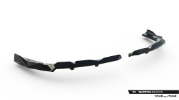 Mittlerer Cup Diffusor DTM Look Heck Ansatz für BMW X3 M-Paket G45 schwarz Hochglanz