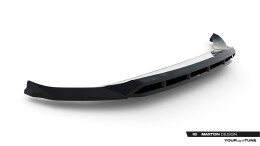 Cup Spoilerlippe Front Ansatz für Jaguar F-Pace R-Sport Mk1 Facelift schwarz Hochglanz