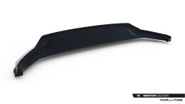 Cup Spoilerlippe Front Ansatz für Jaguar F-Pace R-Sport Mk1 Facelift schwarz Hochglanz