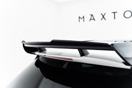 Heck Spoiler Aufsatz Abrisskante für Mercedes-Benz GLA 45 AMG X156 Facelift schwarz Hochglanz
