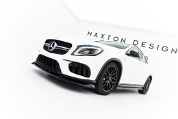 Cup Spoilerlippe Front Ansatz für Mercedes-Benz GLA 45 AMG X156 Facelift schwarz Hochglanz