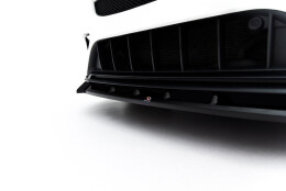 Cup Spoilerlippe Front Ansatz für Mercedes-Benz GLA 45 AMG X156 Facelift schwarz Hochglanz