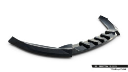 Cup Spoilerlippe Front Ansatz für Mercedes-Benz GLA 45 AMG X156 Facelift schwarz Hochglanz