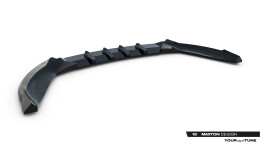 Cup Spoilerlippe Front Ansatz für Mercedes-Benz GLA 45 AMG X156 Facelift schwarz Hochglanz