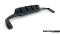 Mittlerer Cup Diffusor DTM Look Heck Ansatz für Mercedes-Benz GLA 45 AMG X156 Facelift schwarz Hochglanz