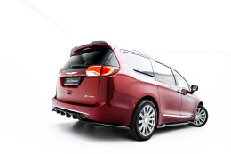 Seitenschweller Ansatz Cup Leisten V.2 für Chrysler Pacifica Mk2 schwarz Hochglanz