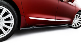 Seitenschweller Ansatz Cup Leisten V.2 passend für Chrysler Pacifica Mk2 schwarz Hochglanz