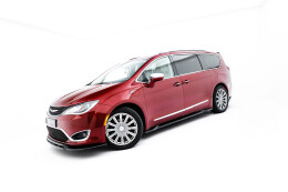 Street+ Seitenschweller Leisten V.2 passend für Chrysler Pacifica Mk2 schwarz Hochglanz