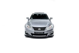 Cup Spoilerlippe Front Ansatz für Lexus IS F-Sport Mk2 (XE20) Facelift schwarz Hochglanz