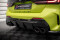 Heck Ansatz Diffusor V.3 + Milltek Sport Auspuff für BMW 1er F40 M135i schwarz Hochglanz - Endrohre Poliert