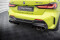 Heck Ansatz Diffusor V.2 + Milltek Sport Auspuff für BMW 1er F40 M135i schwarz Hochglanz - Endrohre Poliert
