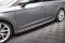 Seitenschweller Ansatz Cup Leisten für V.5 Seat Leon Cupra / FR / Standard Mk3 / Mk3 Facelift schwarz Hochglanz